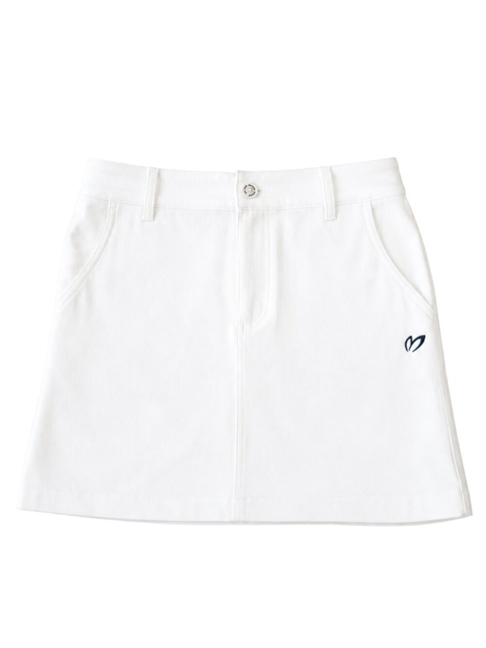 MASTER BUNNY EDITION Japan Golf White Dobby Stretch Cute Mini Skirt 00 XS